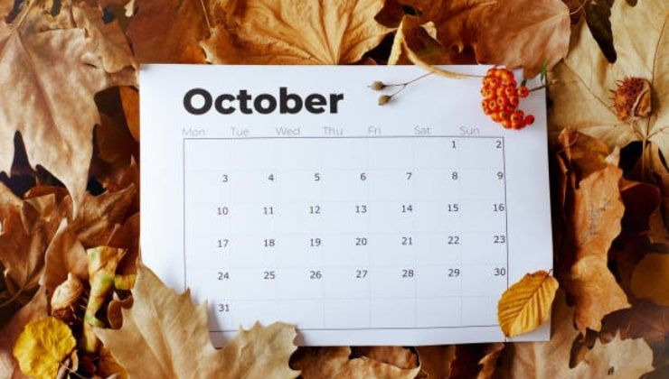 Calendario pensione ottobre